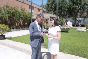 Shelly Power and Alain Gaschen at the Swiss Embassy, Beijing, 2 @ChenYilu