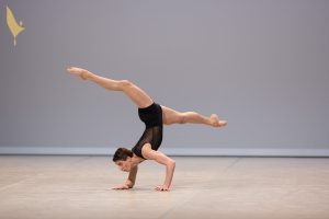Davide Loricchio (Prize Winner 2018) in his contemporary variation: Out of Breath by Louise Deleur - Student of the Vaganova Ballet Academy ©GregoryBatardon