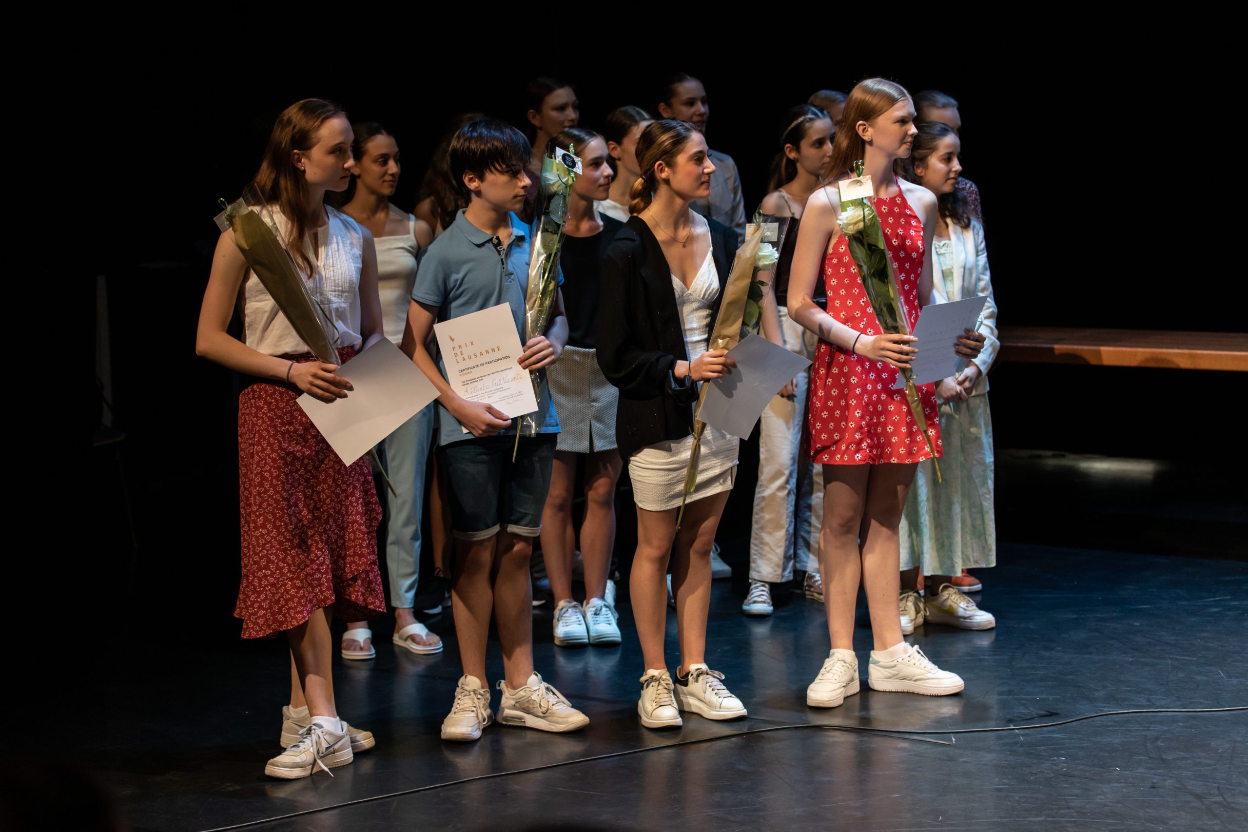The four candidates preselected in Lausanne Prix de Lausanne